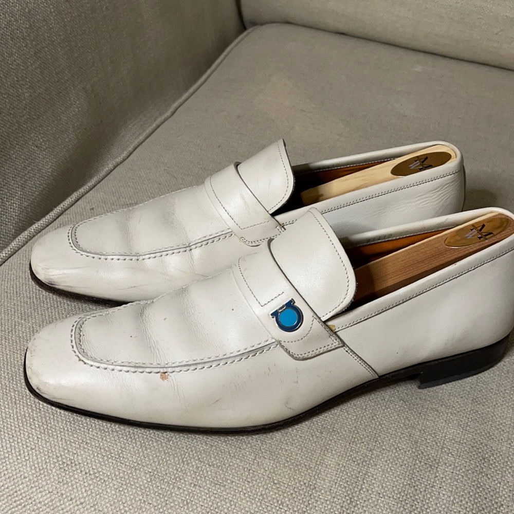 Men’s Salvatore ferragamo men’s leather loafers size 10 D